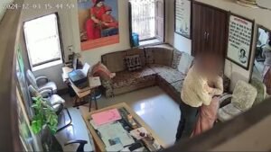 Video of government school principal and female teacher goes viral, both suspended