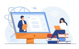 female-student-listening-