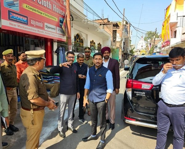 Inspection was done by District Magistrate Visakh to review the arrangements made in view of Board Examination 2025