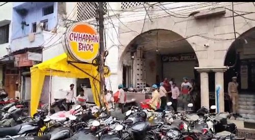 GST raid on Chhappan Bhog sweets shop