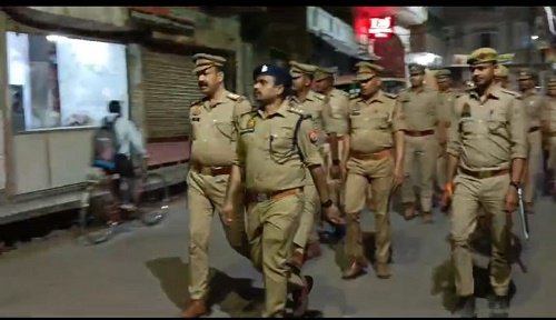 ACP Bazarkhaala inspected the route of the procession on 19th Ramzan