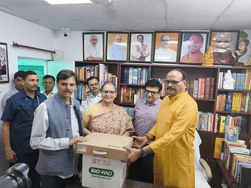 Heart patients will get relief from Echo Probe machine in Lokbandhu, India Pesticide Limited gifted it to the hospital