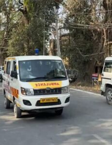 Due to the Chief Minister's program, the ambulance was not given way
