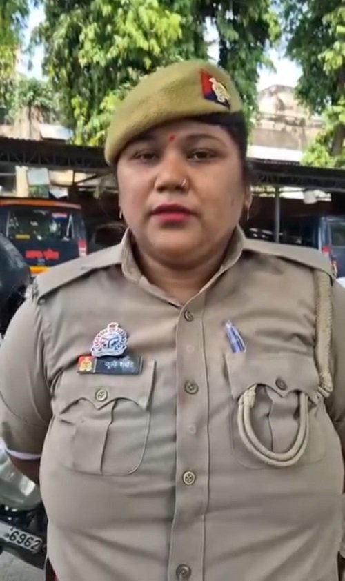 Lucknow: Allegations of indecency and assault on female police officer Juhi Sharma, demand for fair investigation