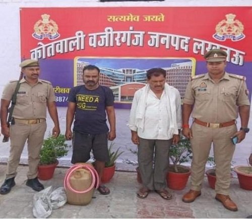 Strict action taken against criminals on the instructions of Lucknow Commissioner, two arrested for stealing diesel