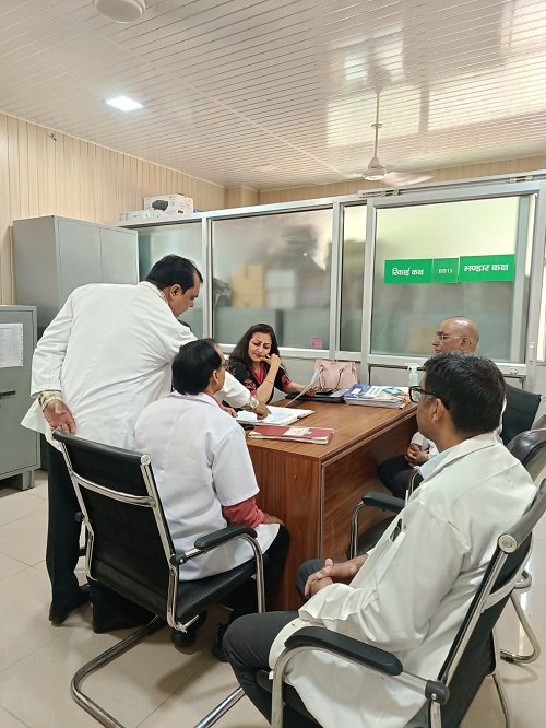 Inspection of National Assessor Team for Health Quality Assurance at Lokbandhu Rajnarayan Combined Hospital