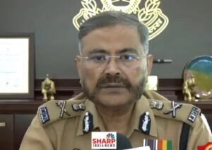 Police's flag march campaign on the instructions of DGP Prashant Kumar on the auspicious occasion of Eid and Navratri