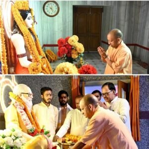 Gorakhpur: CM Yogi Adityanath bowed his head in Gorakhnath temple, took blessings of the teachers