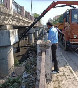 Keeping monsoon in mind, cleaning of drains has been intensified in the city