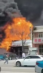 China: Huge fire in Liaoning restaurant, 24 killed, many injured