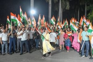 UP Governor Anandiben Patel organized a proud Tiranga Yatra from Raj Bhavan