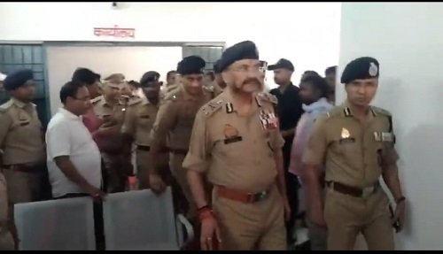 Rae Bareli: DGP Prashant Kumar inaugurated Chandapur police station, also gave message of environmental protection