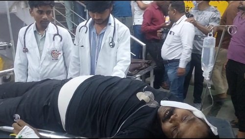 Barabanki: STF arrested Gyan Prakash, a criminal with a bounty of Rs 1 lakh, in an encounter, huge weapons recovered