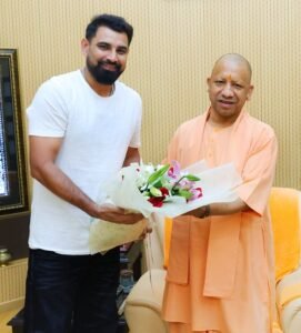 Lucknow: Indian cricketer Mohammed Shami met Chief Minister Yogi Adityanath