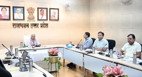 An important meeting was held under the chairmanship of Governor Anandiben Patel regarding the preparations for International Yoga Day 2025, emphasis was laid on the theme 'One Earth, One Health'