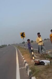 Lucknow: Young man dies after being hit by an unknown vehicle on Kisan Path, chaos in the family