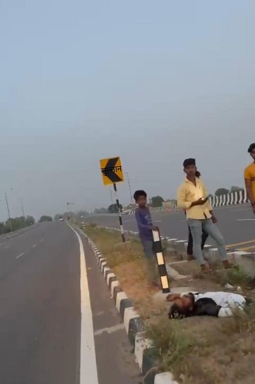 Lucknow: Young man dies after being hit by an unknown vehicle on Kisan Path, chaos in the family