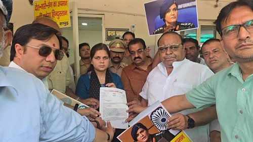 Congress expressed strong objection to the comment made by BJP minister Vijay Shah regarding Colonel Sofia, submitted a memorandum to the President