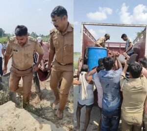 Lucknow: The Forest Department rescued the dolphin seen in the Indira Canal and brought it to the Ghaghra River