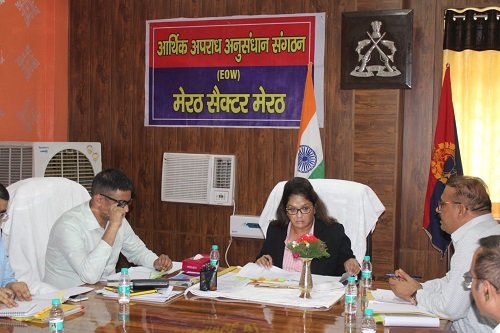 Meerut: DG EOW Neera Rawat inspected, expressed displeasure over non-arrest of criminals