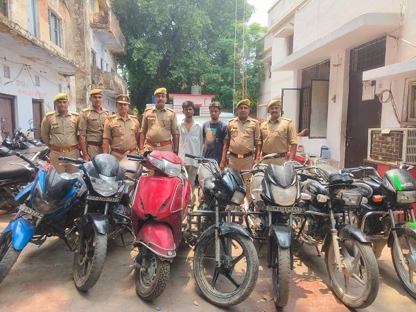 Thakurganj police arrested two vicious bike thieves, seven bikes recovered