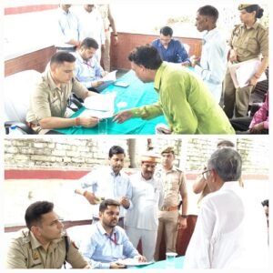 Unnao: DM-SP heard public problems in police station resolution day, gave instructions for immediate resolution