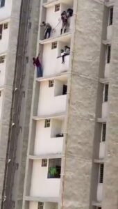 'Sholay' style drama in Ahmedabad, criminal threatened to jump, arrested by crime branch