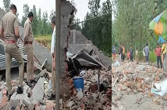 Massive explosion in a firecracker factory in Amroha, 4 women killed, dozens injured