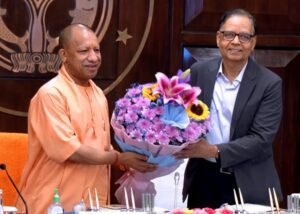 Press conference of 16th Finance Commission in Lok Bhavan, UP's share in central taxes will increase