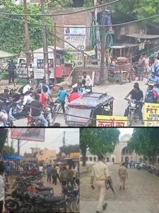 Bagla Inter College became an arena: Two groups of students clashed, belts, sticks and stones were used, many injured