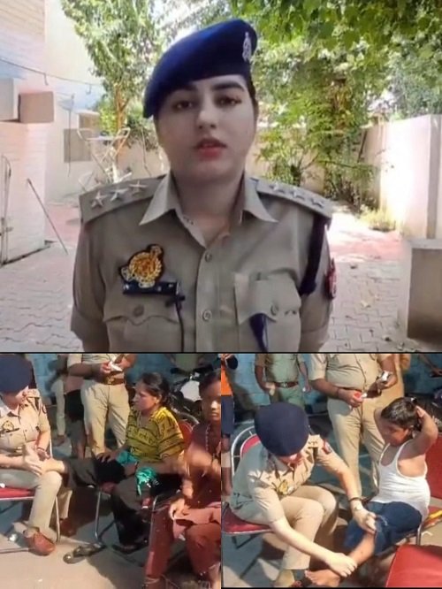 DSP Rishika Singh set an example in the police department by serving the Kanwariyas