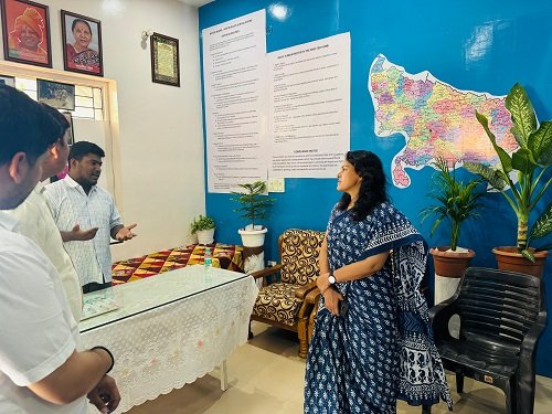 Divisional Commissioner Dr. Roshan Jacob inspected Paul Mercy Home