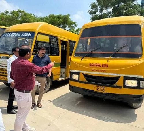 Lucknow: Strict action will be taken if unfit school vehicle is found, both school and vehicle owner will be responsible