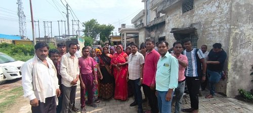 People protested fiercely at Khair power house due to transformer blast in village Manpur