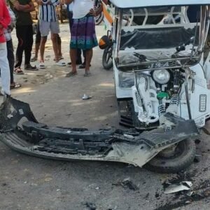 Lucknow: Hyundai car and e-rickshaw collide in Banthra, rickshaw driver injured, car driver in custody