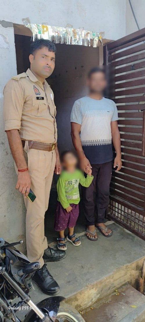 Missing child found safe, Saadabad police proved – Khaki is not just a uniform, it is a responsibility!