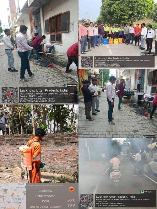 Lucknow: Municipal Corporation's special campaign to prevent communicable diseases, action after increasing cases of diarrhea in Jankipuram