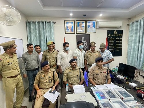 Lucknow: Sarojininagar Police got a big success, two thugs of interstate gang involved in cyber fraud arrested
