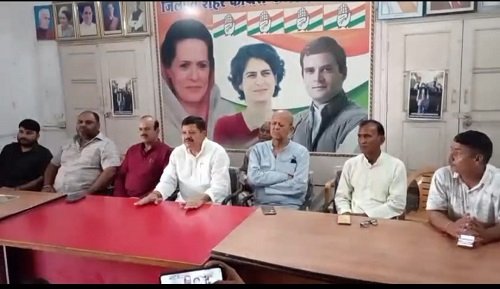 Press conference held on the deteriorating law and order situation in Uttar Pradesh and the increasing crime against women