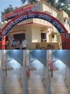 The antics of fearless thieves – they did not break the locks, but certainly broke the spirits!