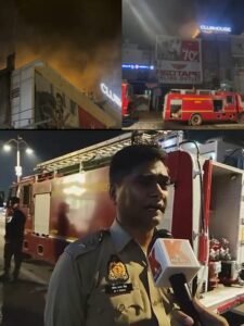 Breaking News: Huge fire at Red Tape showroom in Civil Lines, Ayodhya, fire brigade arrives at the spot