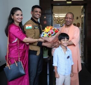 Lucknow: Shubhanshu Shukla's family met CM Yogi in a courtesy meeting
