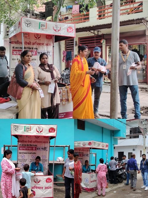 Health awareness campaign was conducted in Jankipuram to control diarrhea infection