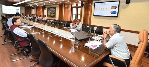 A high level meeting was held under the chairmanship of Chief Secretary S.P. Goyal to review the progress of Ease of Doing Business (EODB) in Uttar Pradesh.