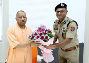 Kanpur Police Commissioner Akhil Kumar made a courtesy visit to Chief Minister Yogi Adityanath