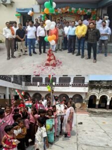 Bharat Vikas Parishad Hathras branch celebrated Independence Day, flag hoisting took place at two places