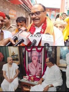 Deputy Chief Minister Brajesh Pathak visited Hanumangarhi and received blessings