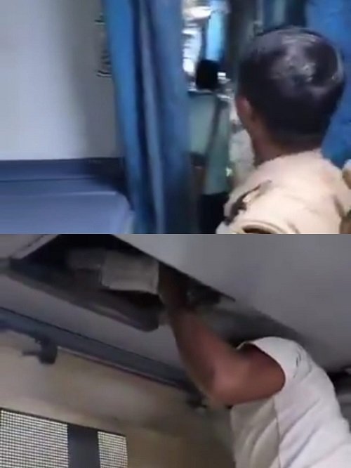 Complaint of less cooling in AC coach of Lucknow-Barauni Express revealed, consignment of illegal liquor found in AC duct