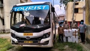 Huge amount of explosives recovered from a bus going to Delhi, two accused arrested – police averted a big conspiracy