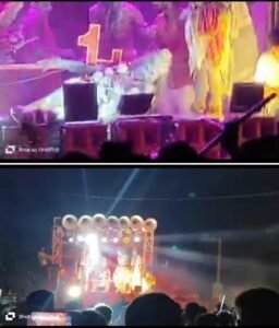 Kushinagar: A young man dressed as Lord Shankar in the Dole fair tableau died after falling on stage, suspected to be a heart attack